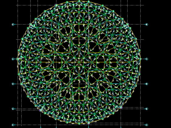 林芝明光正元广场圆形网架